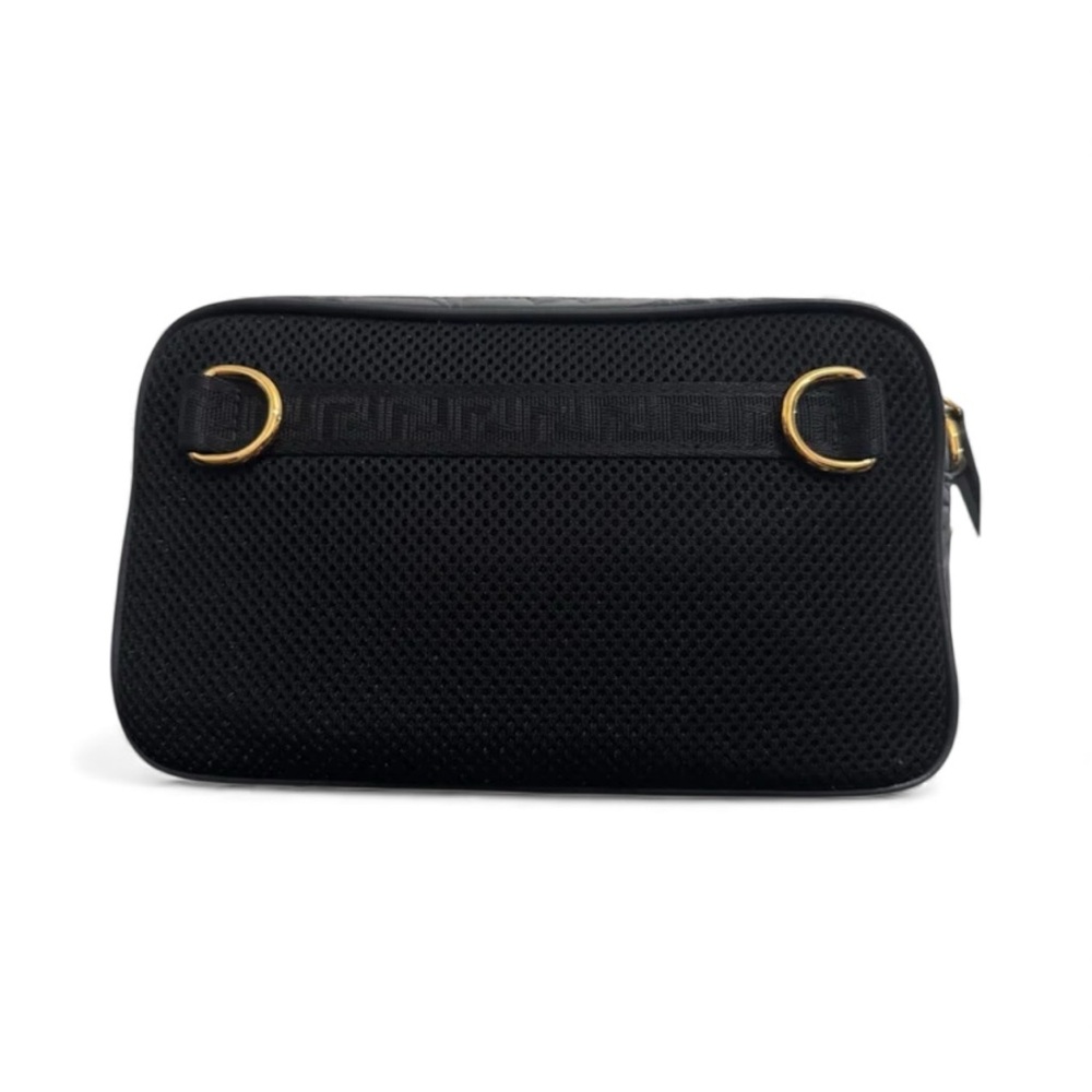 NWT! Versace Black Embossed 3 Way Bag w/ RFID - Picture 5 of 9